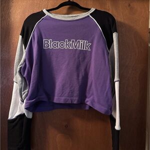 Blackmilk cropped sweatshirt size xl never worn